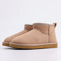 Short Mini Plush Flat Boots