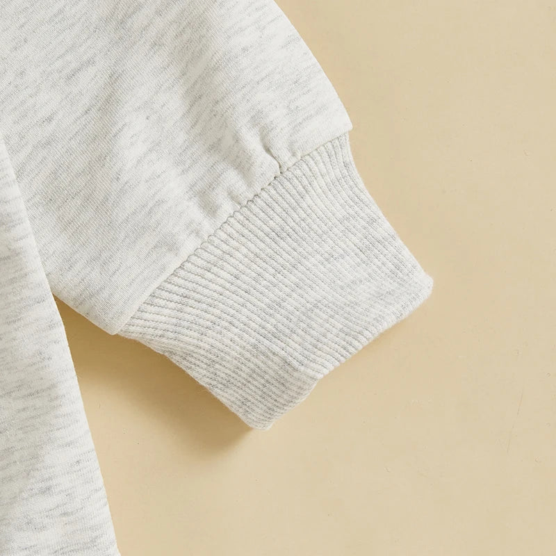 Boys Long Sleeve Crewneck Pullover with Vehicle Detail