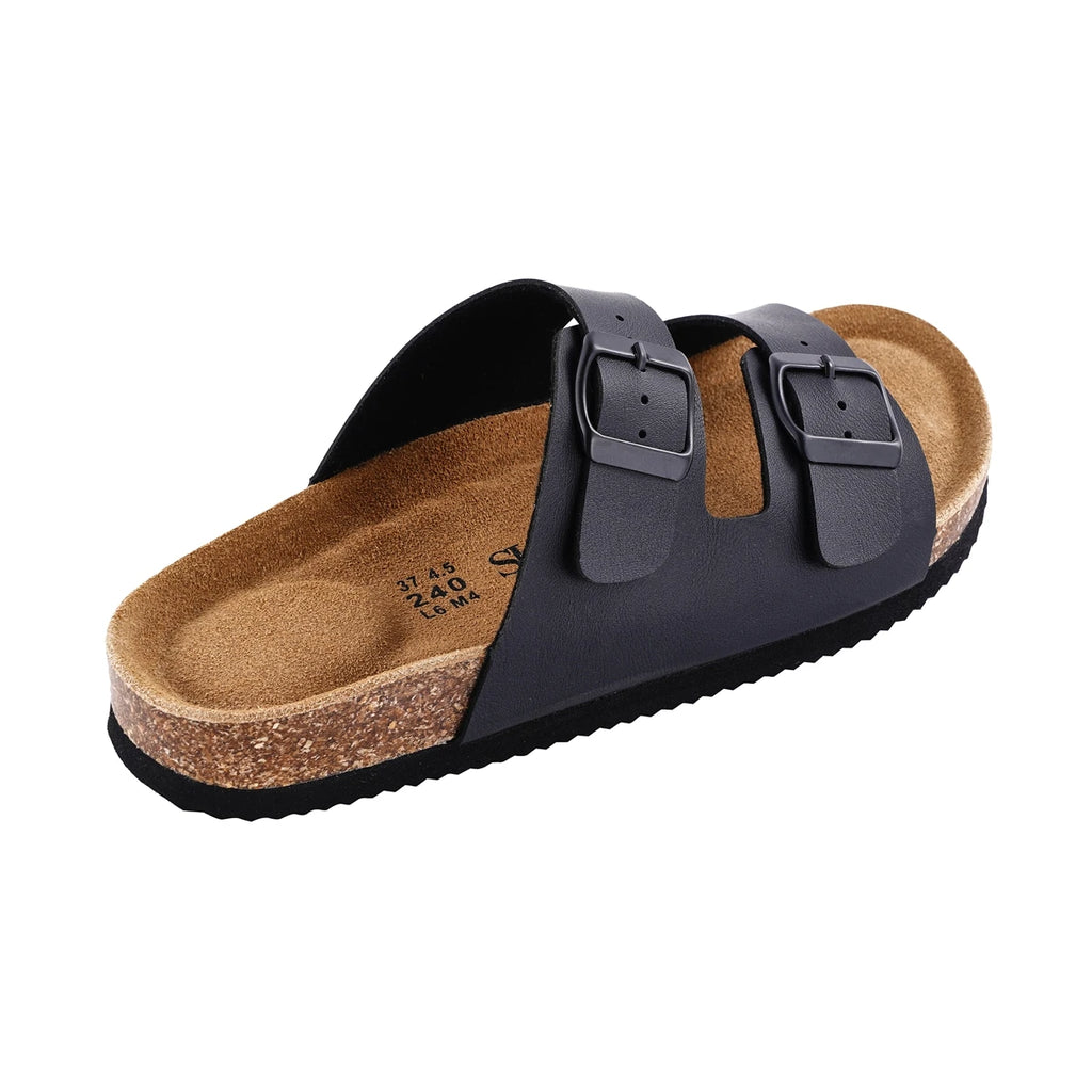 Leather Cork Flip-flop sandals for women