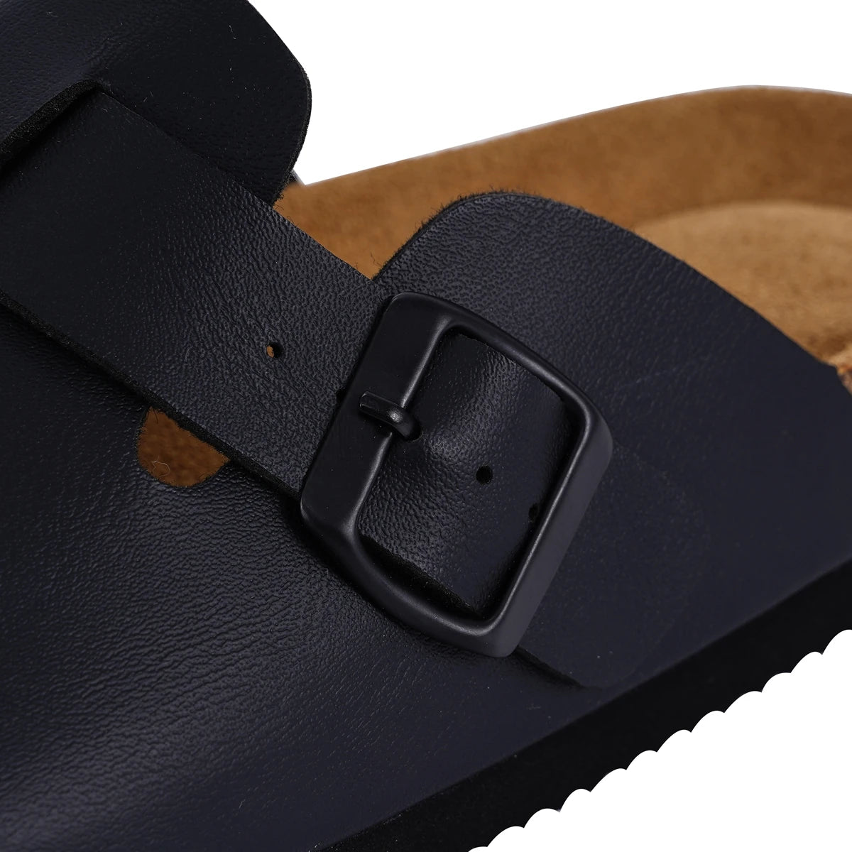 Leather Cork Mule Clogs For Women